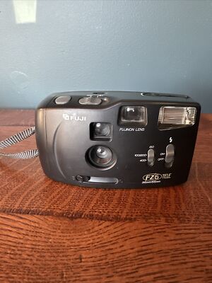 Fuji FZ-6 Tele Fujifilm 35mm Film Camera 35mm/55mm Lens | eBay