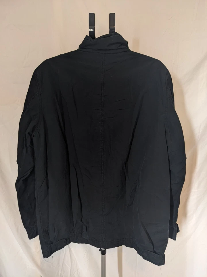 Chaqueta negra estilo militar Merona para hombre talla XL Foto 2 de 4