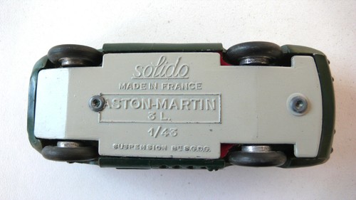 SOLIDO I/43è ASTON-MARTIN 3L LE MANS SÉRIE 100 REF 107 BON ÉTAT 1959 N°19 - Photo 8/8