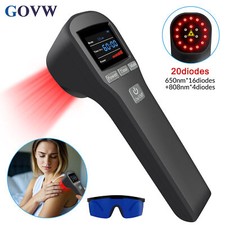 GOVW Class 4 Cold Laser Therapy Low Level Light Treatment for Pain Relief Device