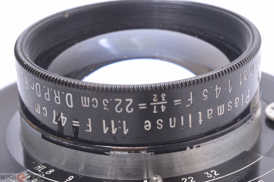 ✅ MEYER SATZ PLASMAT 22.3CM 32CM 47CM, F/4.5, 8, 11 MINTY LARGE FORMAT LENS 5x7  - Image 3 of 4
