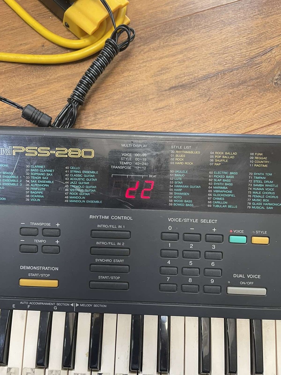✓✓ Yamaha PSS-280 PortaSoundElectronic Keyboard✓✓ | eBay
