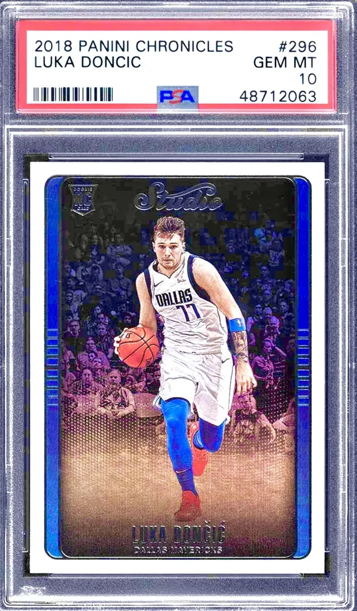 PSA 10 RC Luka Doncic 2018-19 Panini Studio True Rookie Holo