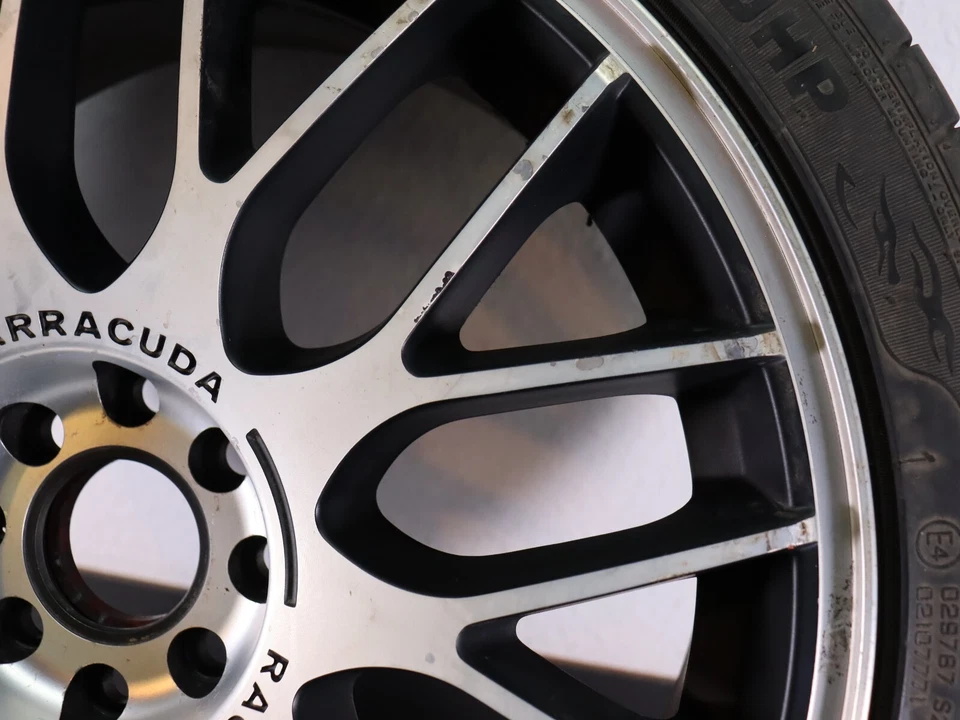 1x Barracuda Karizzma Alufelge Felge Komplettrad 8Jx18 ET38 LK 4x100/108 - Bild 4 von 4