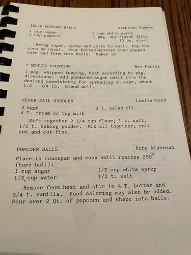 Vtg Montezuma Iowa Cook Book 1979 First Presbyterian Church EUC - Picture 5 of 13
