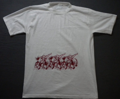 Vintage 1980s Alabama Crimson Tide Elephant Boys Shirt 80s Medium Child's Bama