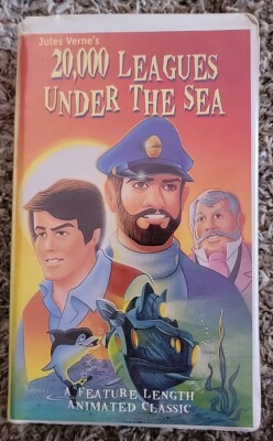 jules verne 20000 leagues under the sea A Feature length Animated Classic VHS