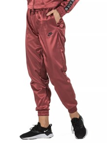Nike Air Women's SMALL Satin Track Court Red Bordeaux Pants Jogger  BV4781-661 193152053885 | eBay
