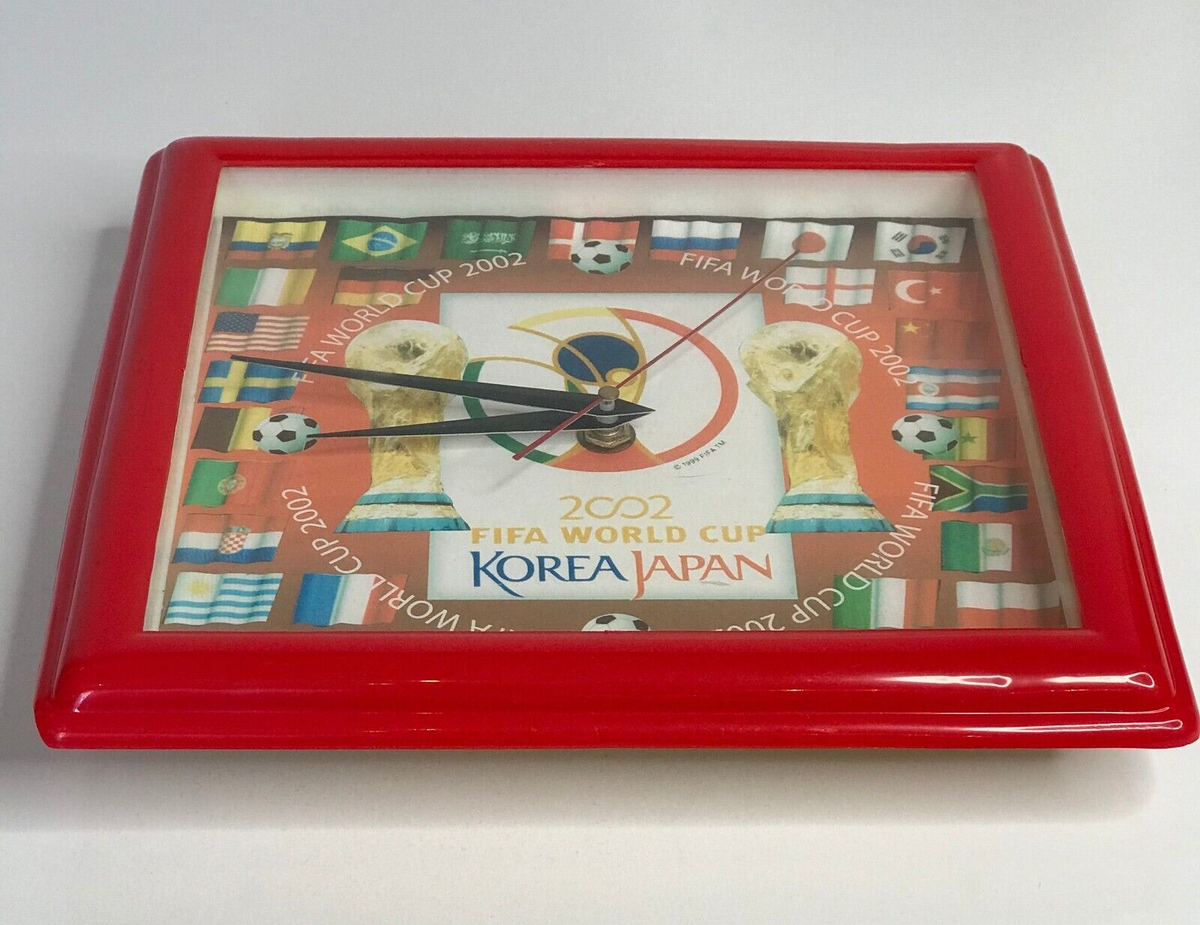 2002 Fifa World Cup Korea Japan 1999 Vintage Wall Clock ( RARE