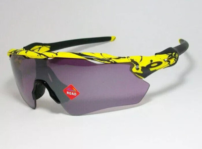 ウエア Oakley - oakley RADAR EV PATH  team  yellow Oakley RADAR EV PATH Matte Black with Galaxy Yellow Amber