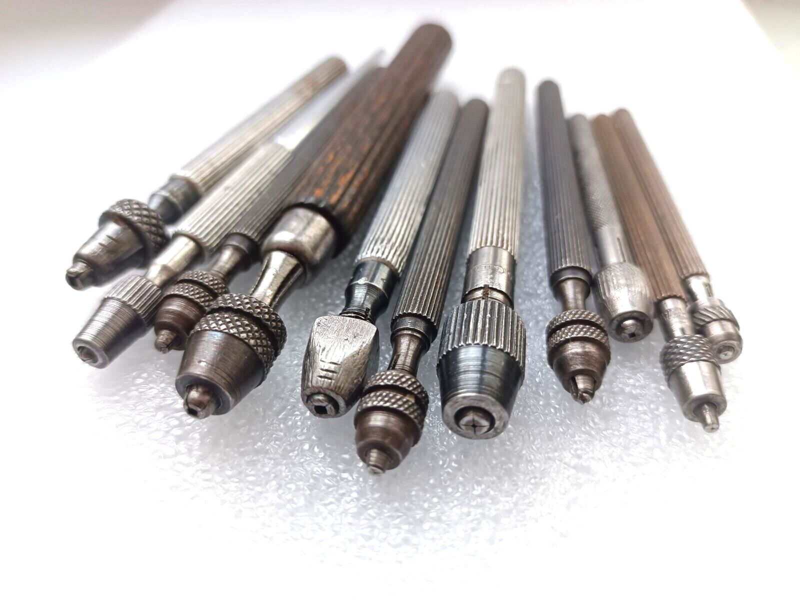 Vintage Watchmakers Jewelers Tools Pin Vise Set 11 pcs Made In Germany