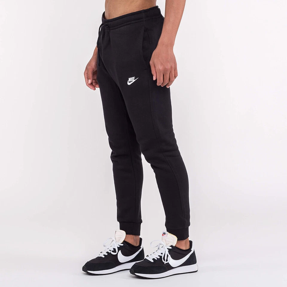 Nike Mens Jogger Athletic Regular Fit Gym Work Out Draw String Fleece Sweatpants - Image 3 of 4