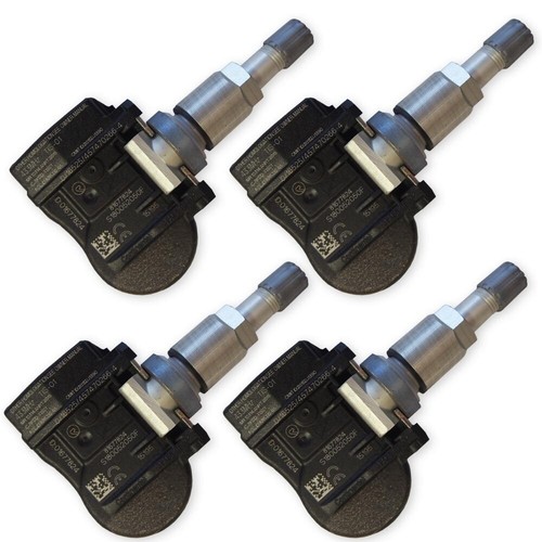 Sensori TPMS 2036832 Per Ford Ecosport/Fiesta/Focus – 4 Pezzi In Rame E Gomma, Sostituiscono 1862980 E 2318530