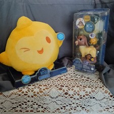 Disney Wish Movie Loveable Hug Wish Light-Up Interactive Plush Star Lot