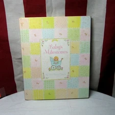 BABY MEMORIES milestones birth book Treasure Masters newborn OH Bryan vtg 1977