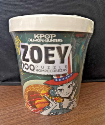 Kpop Demon Hunters Zoey 100pc Puzzle Ramen Cup BRAND NEW SEALED Buffalo Games