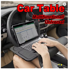 Car Steering Wheel Table Bracket Laptop Desk Mount Sturdy Vehicle Table