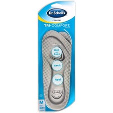 Dr. Scholl's Tri-Comfort Insoles Comfort For Heel  Ball of Foot Men's Size 8-12