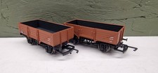 (Bad Boxes) X2 Hornby R6712 BR 5 Plank Open Wagon E312410 E312411 Truck OO Gauge