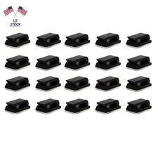 20Pack Wire Tie Cable Clamp Clip Holder Self-adhesive For Car DVR Detector GPS P