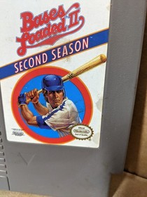4 Baseball Games Nintendo NES Lot Tested Bases Loaded II, Major League MLB+