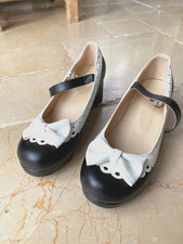 Lolita Kitty Japan Mary Jane shoes Black New and unworn in Box Size  7 UK  41 EU