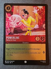 Powerline Taking the Stage 109/204 Cold Foil Card Lorcana Fabled