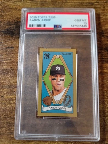 2025 Topps T205 Aaron Judge PSA 10 Gem Mint New York Yankees
