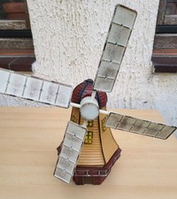 Deko-Windmühle mit Solar-Beleuchtung  Gartendeko Solardeko