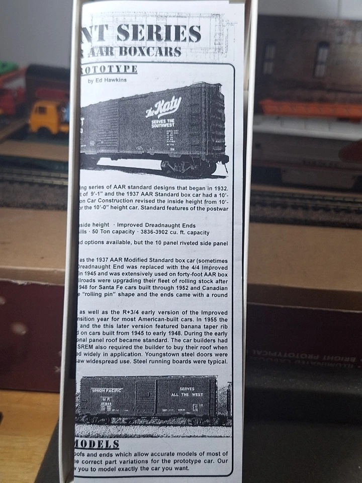 HO 40' AAR box Car With 6' Doors - Image 4 of 4