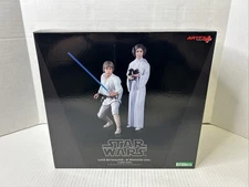 Kotobukiya Star Wars Artfx Luke Skywalker/Princess Leia 1/10 Scale A New Hope Z6