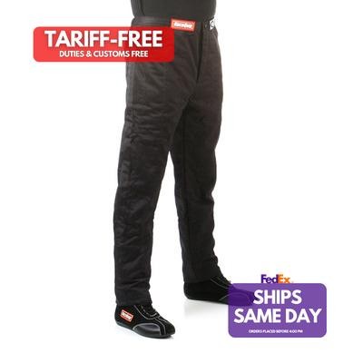 Racequip 122008RQP, One Black Nomex | Pyrovatex Black Pants Multi Layer 3X-Large