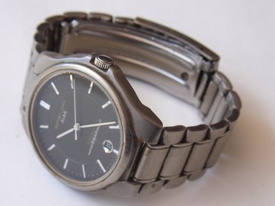 JUNK! SEIKO ALBA  V732-0190 TITANIUM 5BAR  MEN'S JUNK!