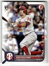 2022 Bowman Luke Williams #11 Philadelphia Phillies ROOKIE CARD BEAUTY!. rookie card picture