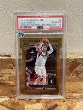 2021 Donruss Elite Luka Doncic Primary Colors-Orange D/C