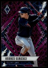 2021 Panini Chronicles #3 Andres Gimenez Phoenix Purple Velocity RC
