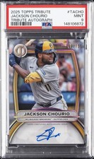 2025 TOPPS TRIBUTE TRIBUTE AUTOS #TACHO JACKSON CHOURIO 88/199 PSA 9
