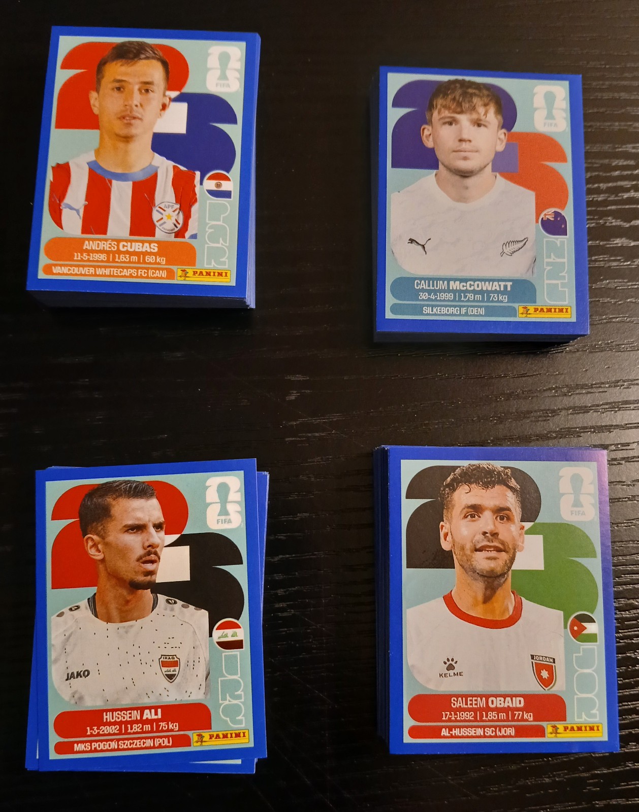 2026 FIFA WC Blue Parallel(CRO,NOR,ALG,CUW,BRA,IRN,MAR,CIV,FRA,JOR,SEN,SUI)