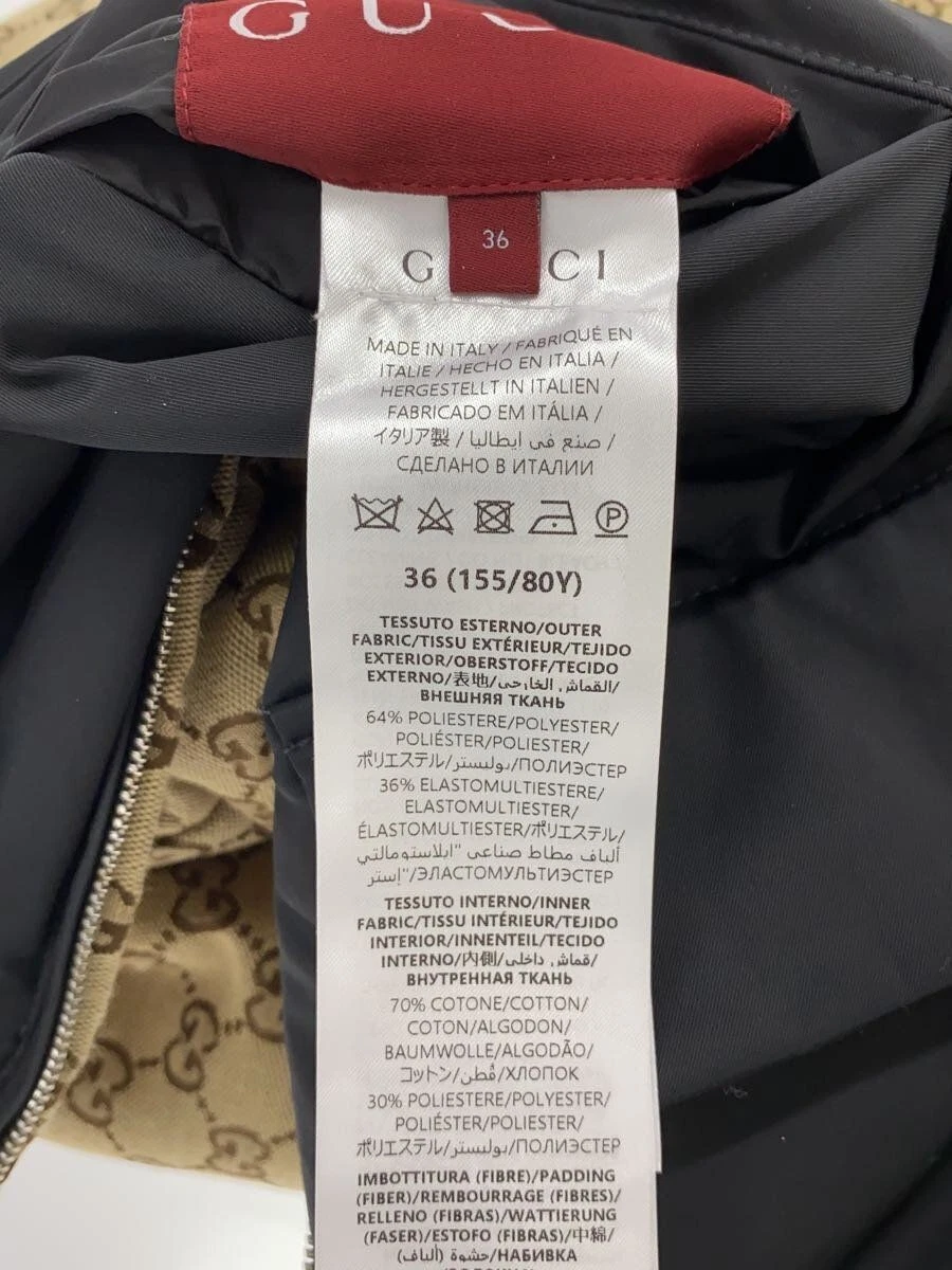 Piumino Gucci 36 poliestere cammello modello totale 789823
