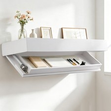 Minimalist Wall-mounted Wooden Wine Rack Storage Shelf