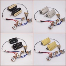 Classic 57 Guitar Alnico II Humbucker Pickups 4C with 2V1T Wiring Harness