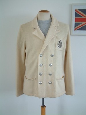VINTAGE RALPH LAUREN BLAZER CARDIGAN..LARGE..KASCHMIR & WOLLE..TADELLOSER ZUSTAND..