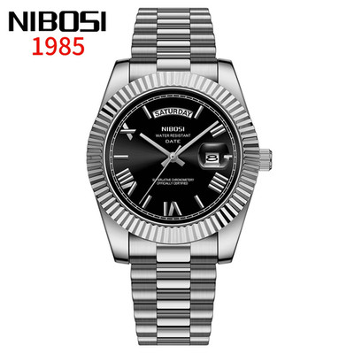 Brand Original Stainless Steel Quartz Watches for Men Luxury Date Display Lumino