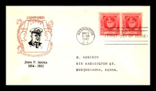 1940 FAMOUS AMERICAN COMPOSER JOHN PHILIP SOUSA  UNKNOWN CACHET FDC