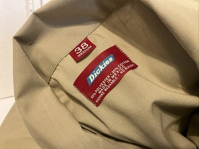 Dickies Coveralls Tan Brown Short Sleeve Men s Size 38 Medium Jumpsuit Coveralls