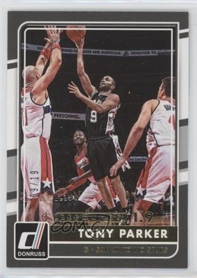 2015-16 Panini Donruss Rebounds 9/19 Tony Parker #85 HOF ke4
