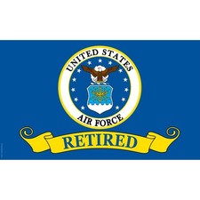U.S. Air Force Retired Flag with Grommets 3ft x 5ft
