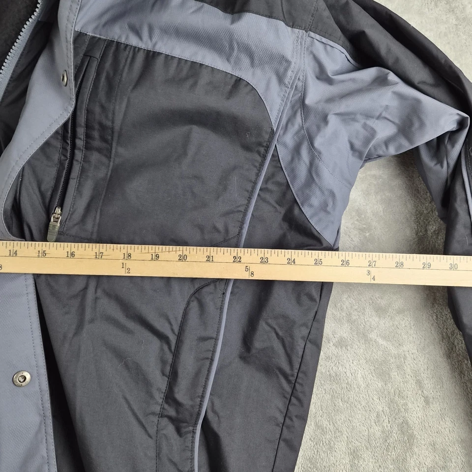 Abrigo Columbia Grande Negro Gris Core Vertex Bugaboo Interchange Chaqueta 3 en 1 Foto 3 de 4