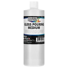 U.S. Art Supply Gloss Pouring Effects Medium - 16-Ounce/Pint