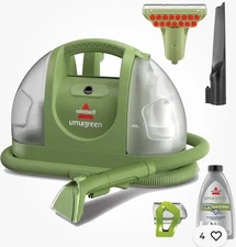 BISSELL Little Green Pet Portable Carpet Upholstery Cleaner 1400B Opened Box